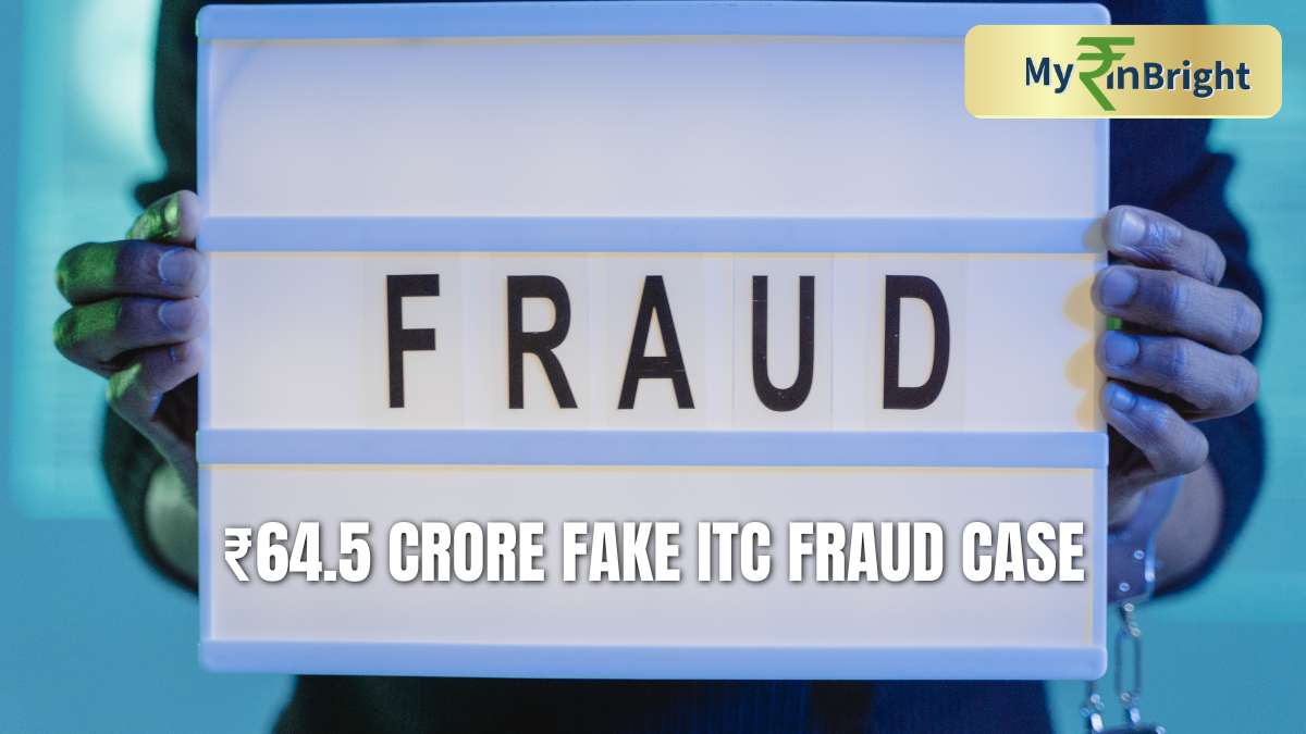 GST Department Arrests Ecoren Energy MD in Alleged ₹64.5 Crore Fake ITC Fraud Case