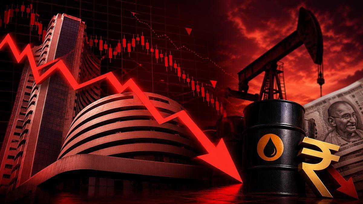 Markets Fall as Crude Oil Rises, IT Stocks Under Pressure