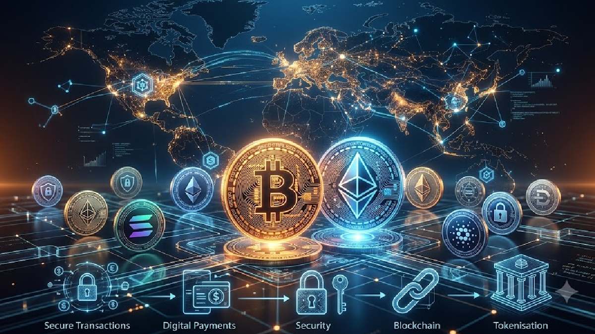 Cryptocurrency and digital assets on blockchain network