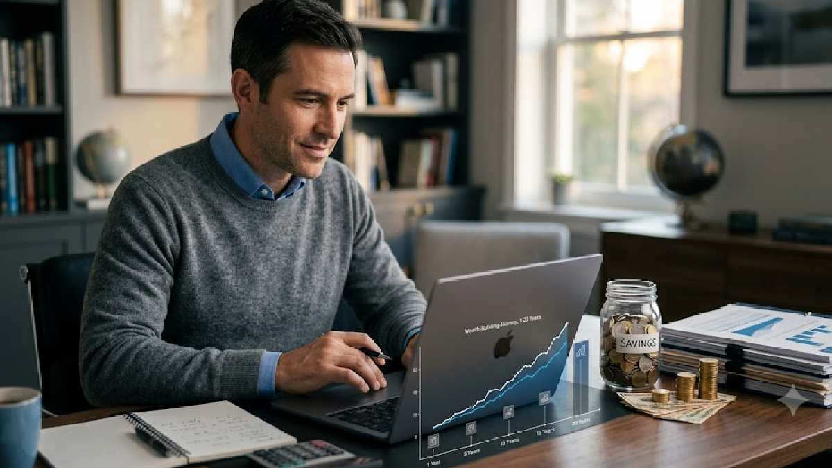 Long-term wealth growth through investing
