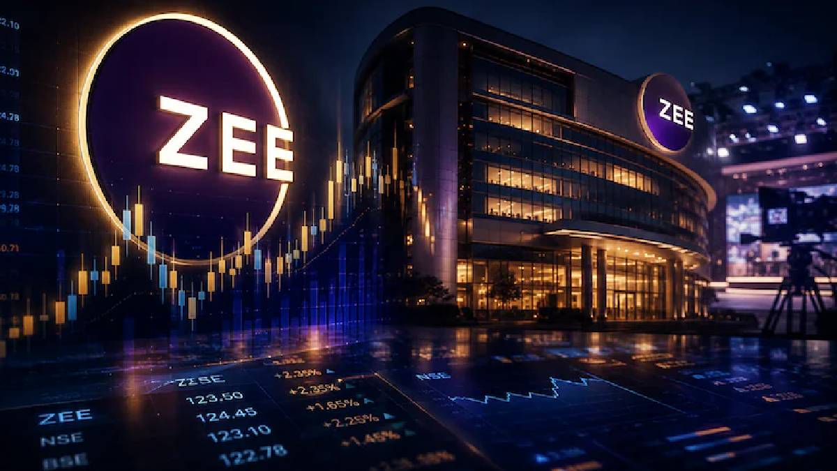 Zee Entertainment Share Price Falls Over 4% As Q1 Profit Nearly Halves