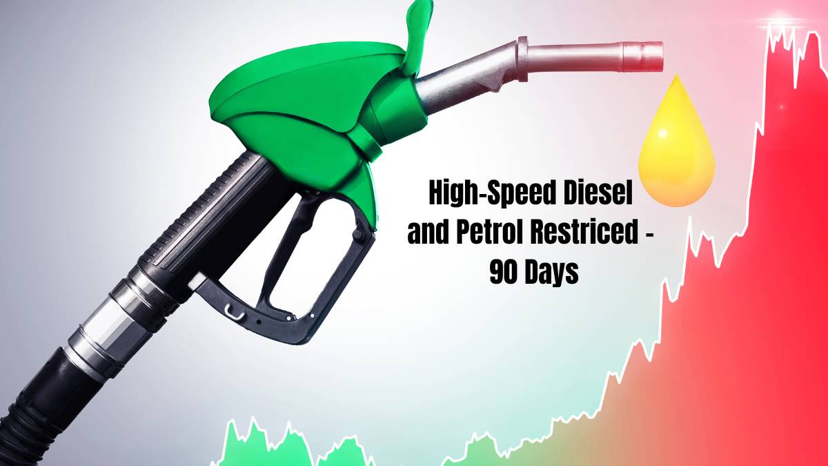 India Restricts Sale of High-Speed Diesel and Petrol at Retail Outlets for 90 Days