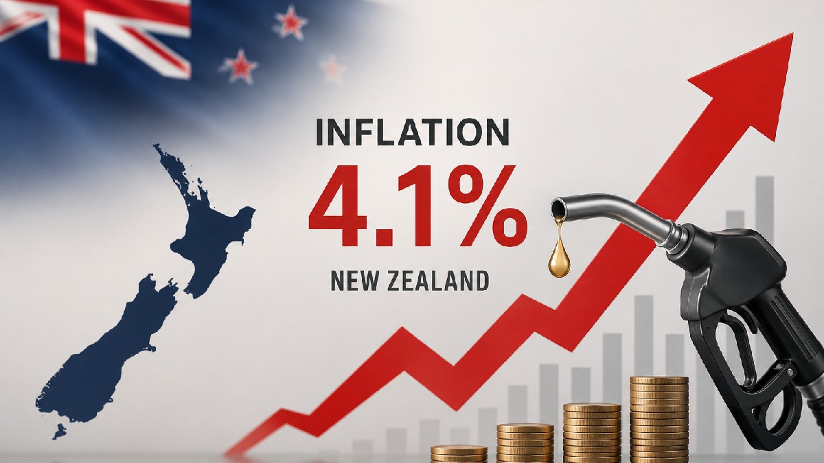 New Zealand Inflation Jumps to 4.1% as Energy Costs Surge, RBNZ Faces Policy Challenge