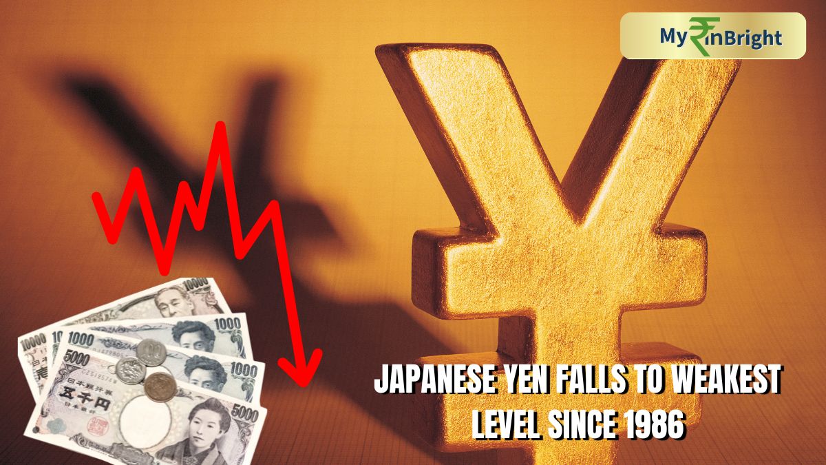 Japanese Yen Falls to Weakest Level Since 1986 Amid Global Rate Gap