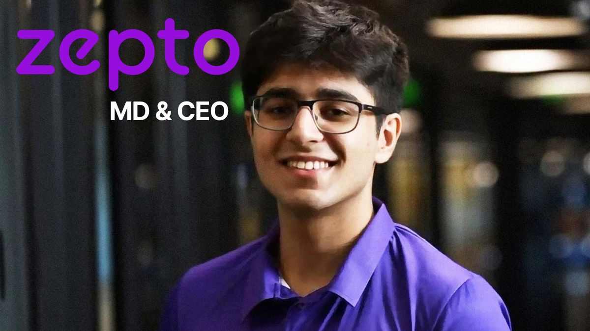 Zepto Co‑Founder Aadit Palicha to Become Youngest MD & CEO of Listed Company