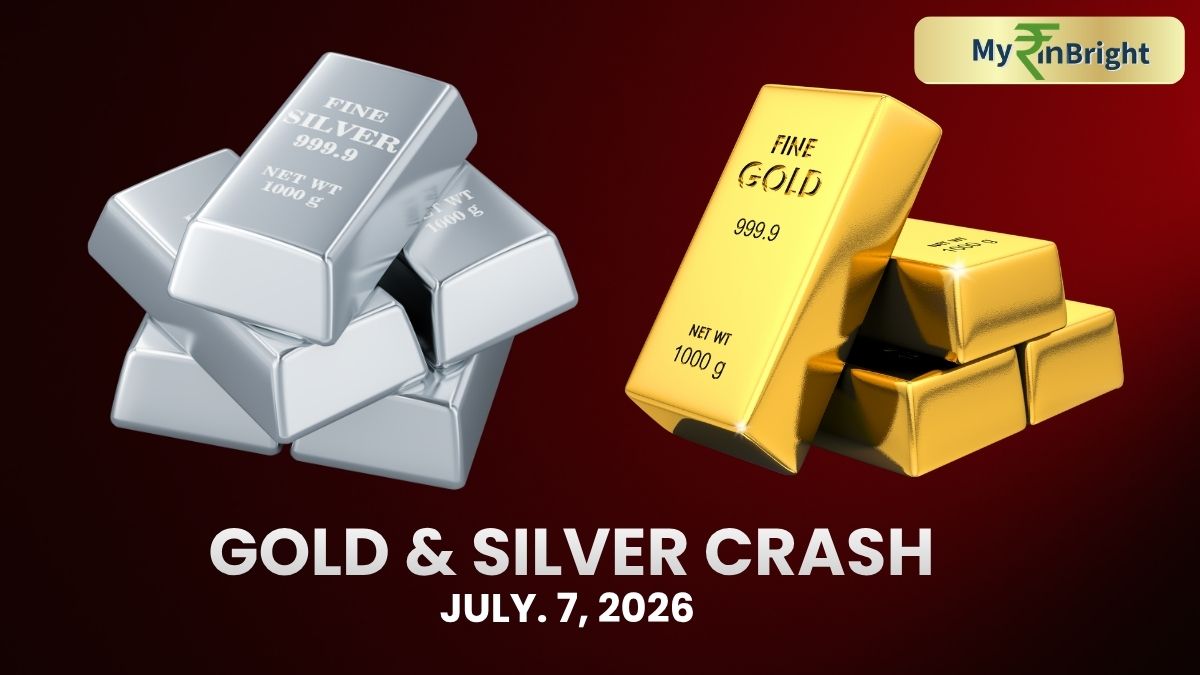 MCX Gold Falls ₹1,150, Silver Crashes ₹3,250 After COMEX Weakness