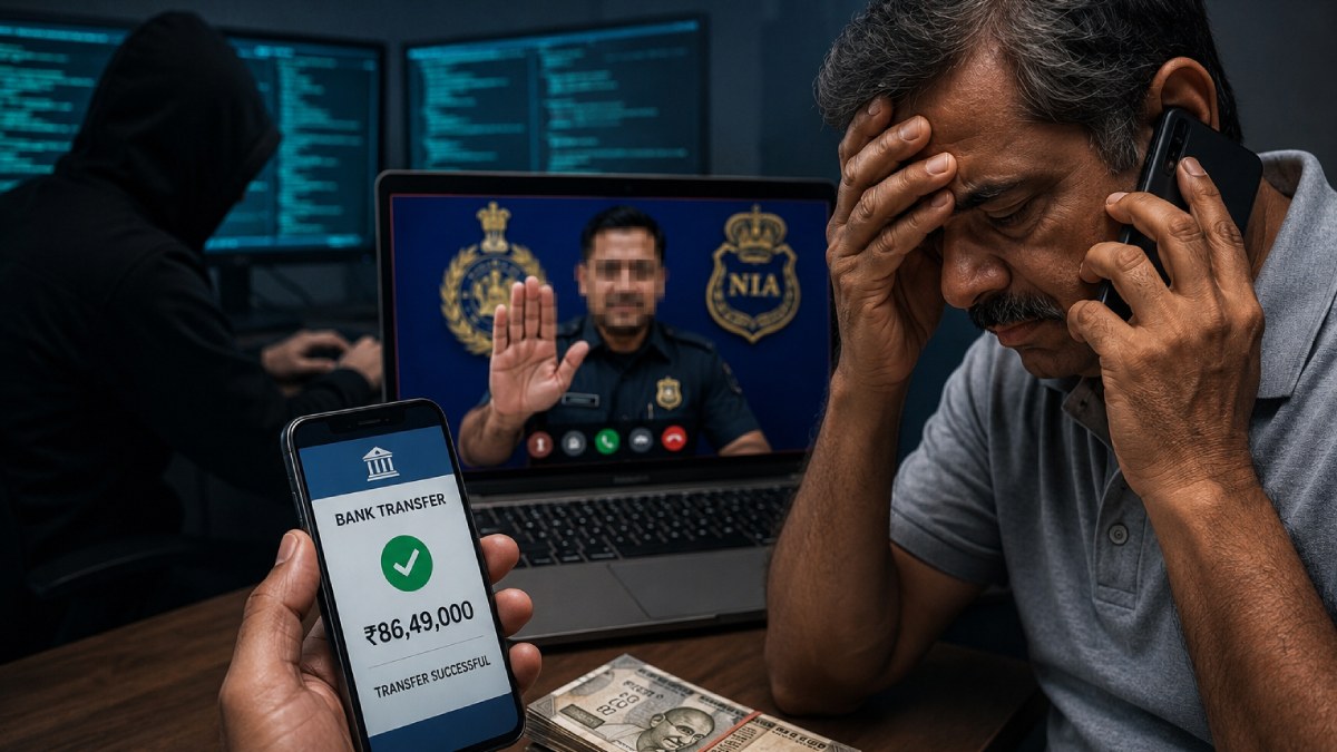 Badlapur Man Loses ₹86.49 Lakh in Fake NIA ‘Digital Arrest’ Cyber Scam