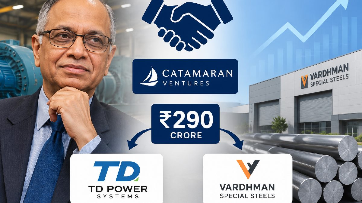 Narayana Murthy’s Catamaran Ventures Invests ₹290 Crore in TD Power Systems and Vardhman Special Steels