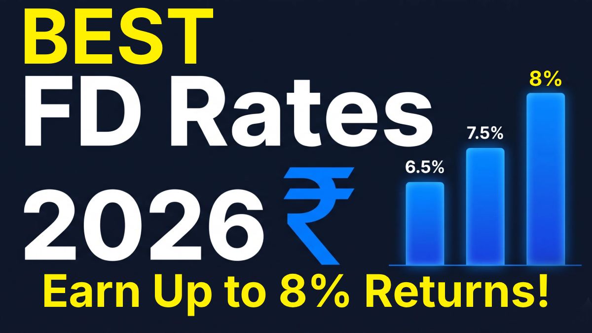 Best FD Rates in India 2026: Earn Up to 8% Returns!