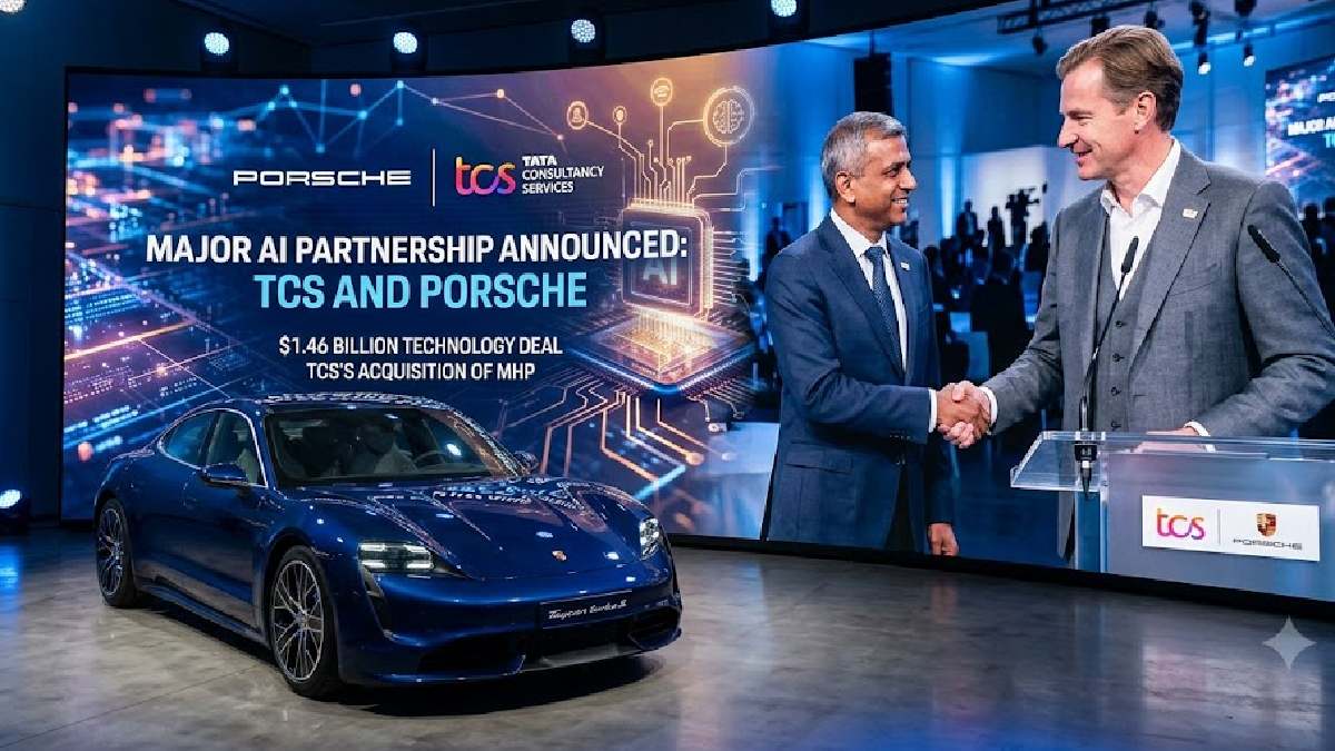 TCS Porsche AI technology partnership